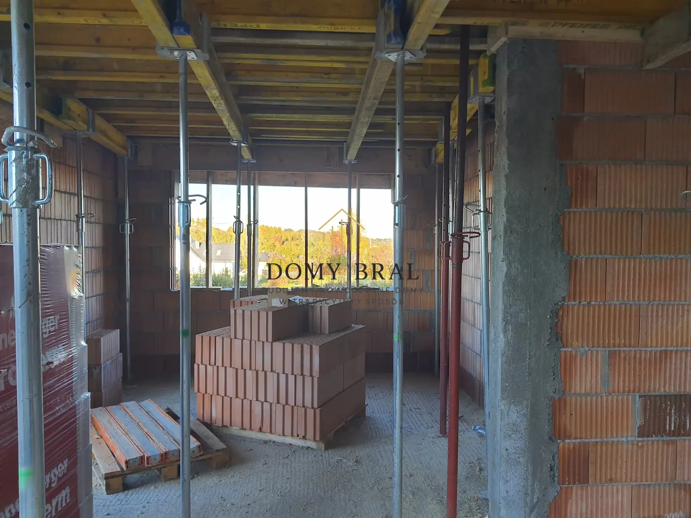 Zdjęcie z budowy: Mury parteru, szalowanie stropu